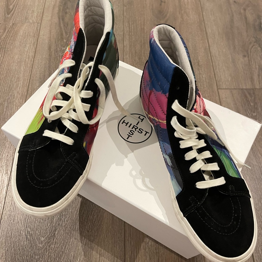 Damien Hirst x Vans Sk8 Hi Splatter skull